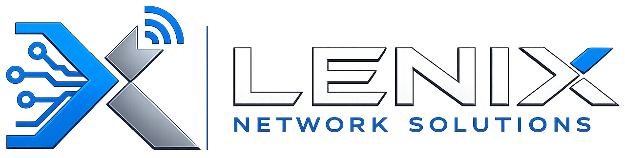Lenix Network Solution Logo Horizont